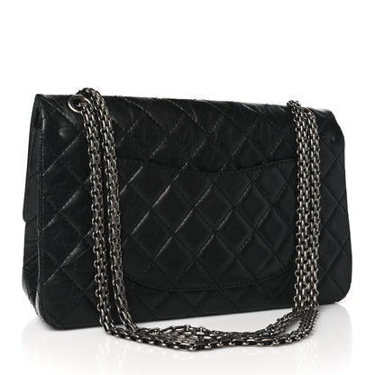 Chanel Aged Calfskin Quilted 2.55 Reissue 226 Flap Black 3 of 10