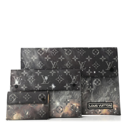 Louis Vuitton Monogram Galaxy Pochette Alpha Triple 4 of 11