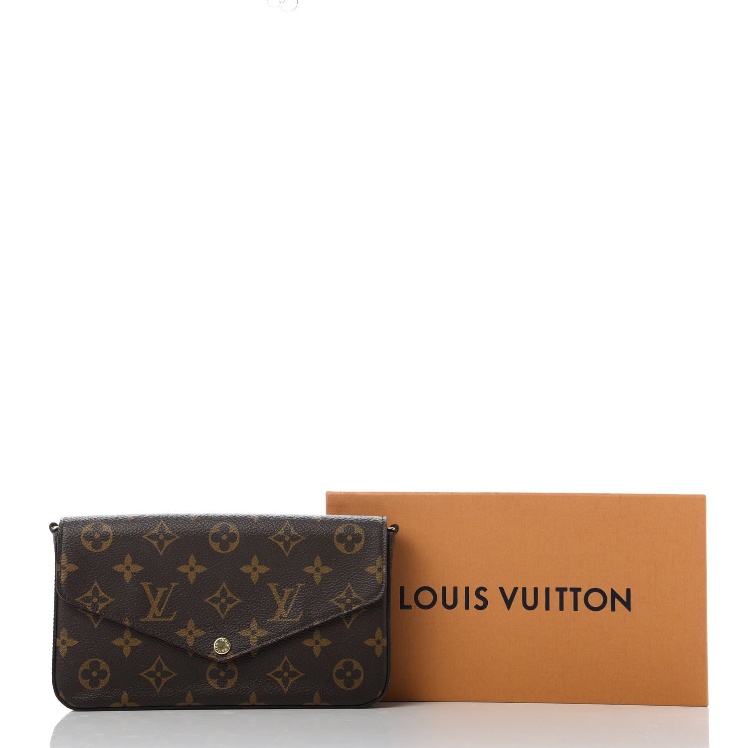 Louis Vuitton Monogram Pochette Felicie Chain Wallet Fuchsia 10 of 11