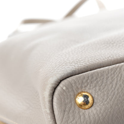 Prada Vitello Daino Side Zip Tote Pomice 10 of 27