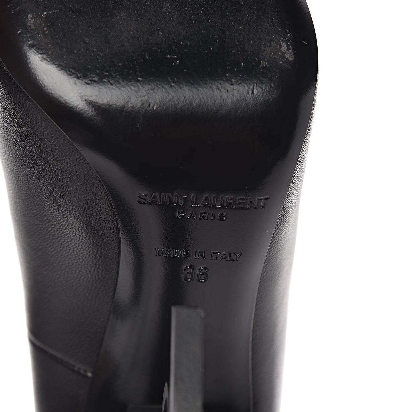 Calfskin Opyum 100 Pumps 36 Black