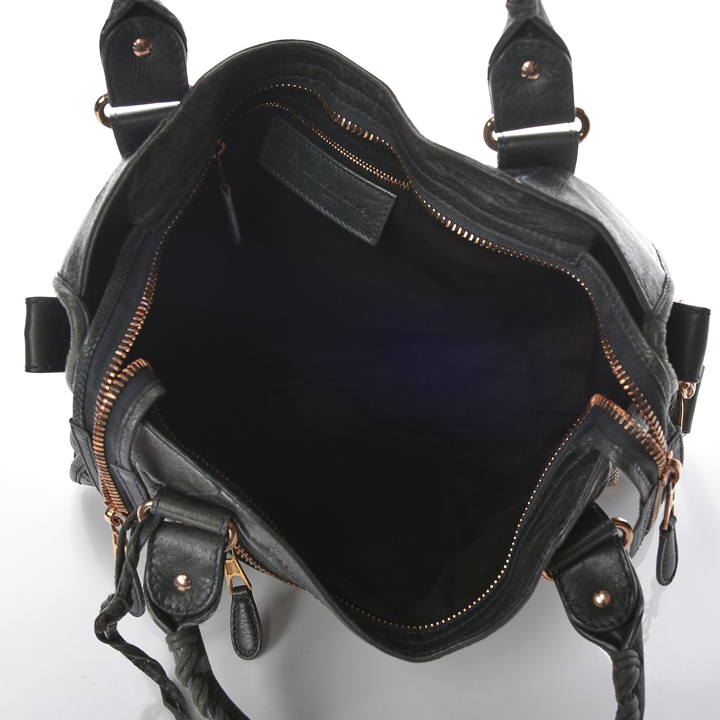 Agneau Giant 21 Rose Gold Hardware City Anthracite