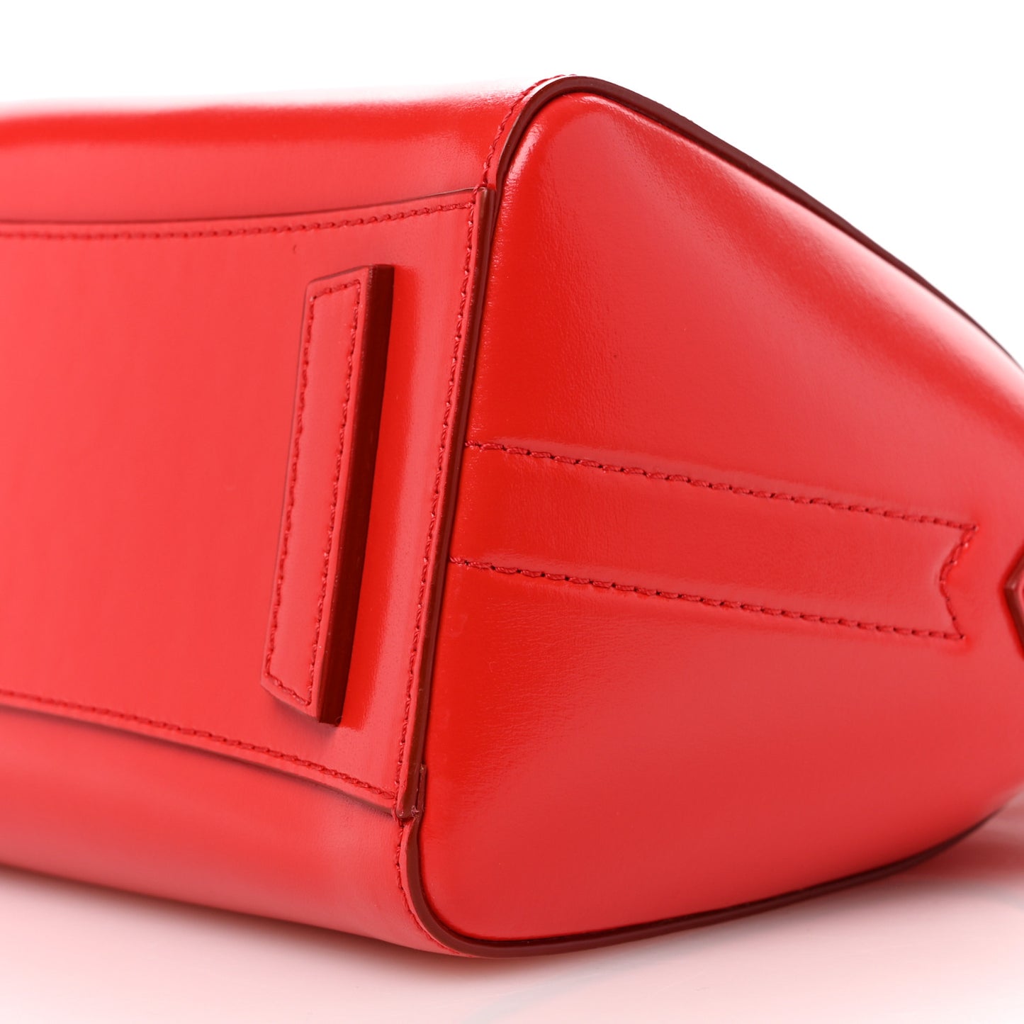 Shiny Lord Calfskin Mini Antigona Red