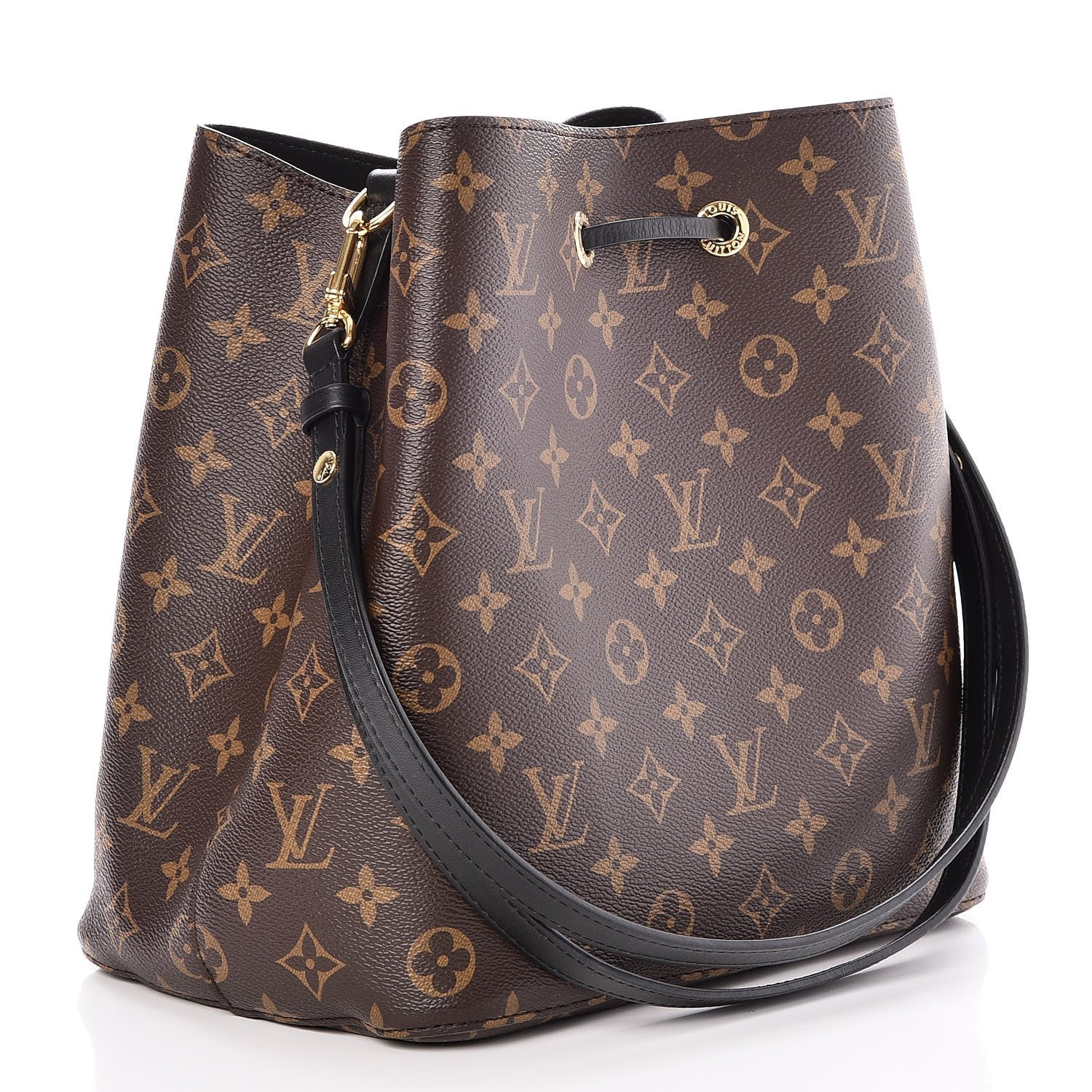 Louis Vuitton Monogram Neonoe MM Black 3 of 7