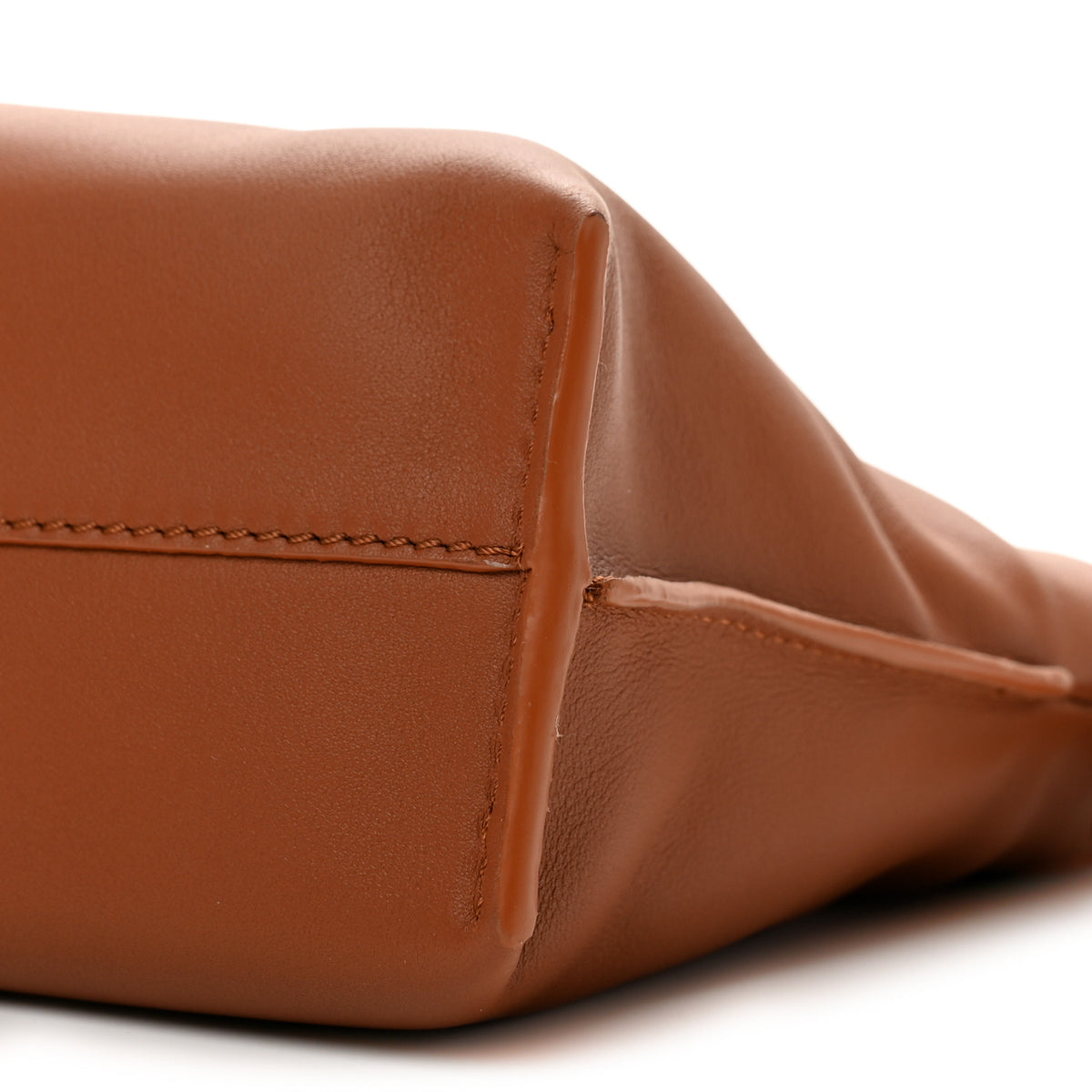 Calfskin Mini Flamenco Knot Clutch Squirrel