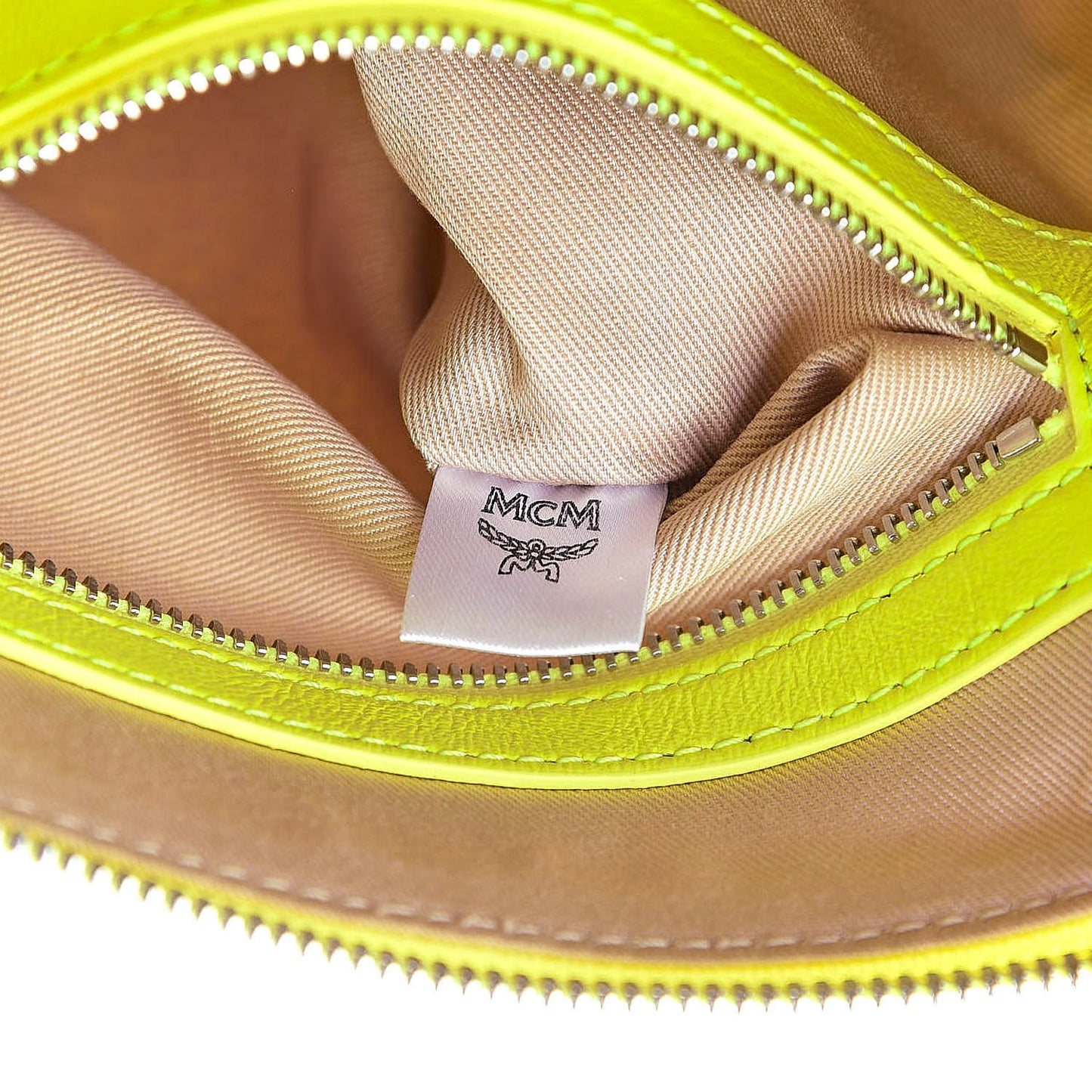 Visetos Wristlet Zip Pouch Neon Yellow