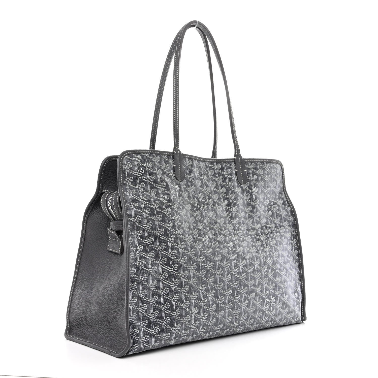 Goyard Goyardine Sac Hardy Pet Carrier PM Grey 4 of 14