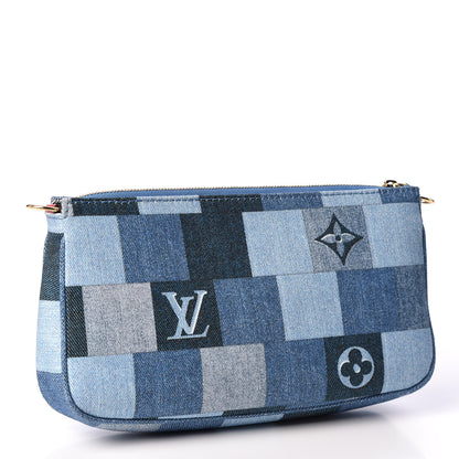 Louis Vuitton Denim Multi Pochette Accessories Large Pochette 2 of 9