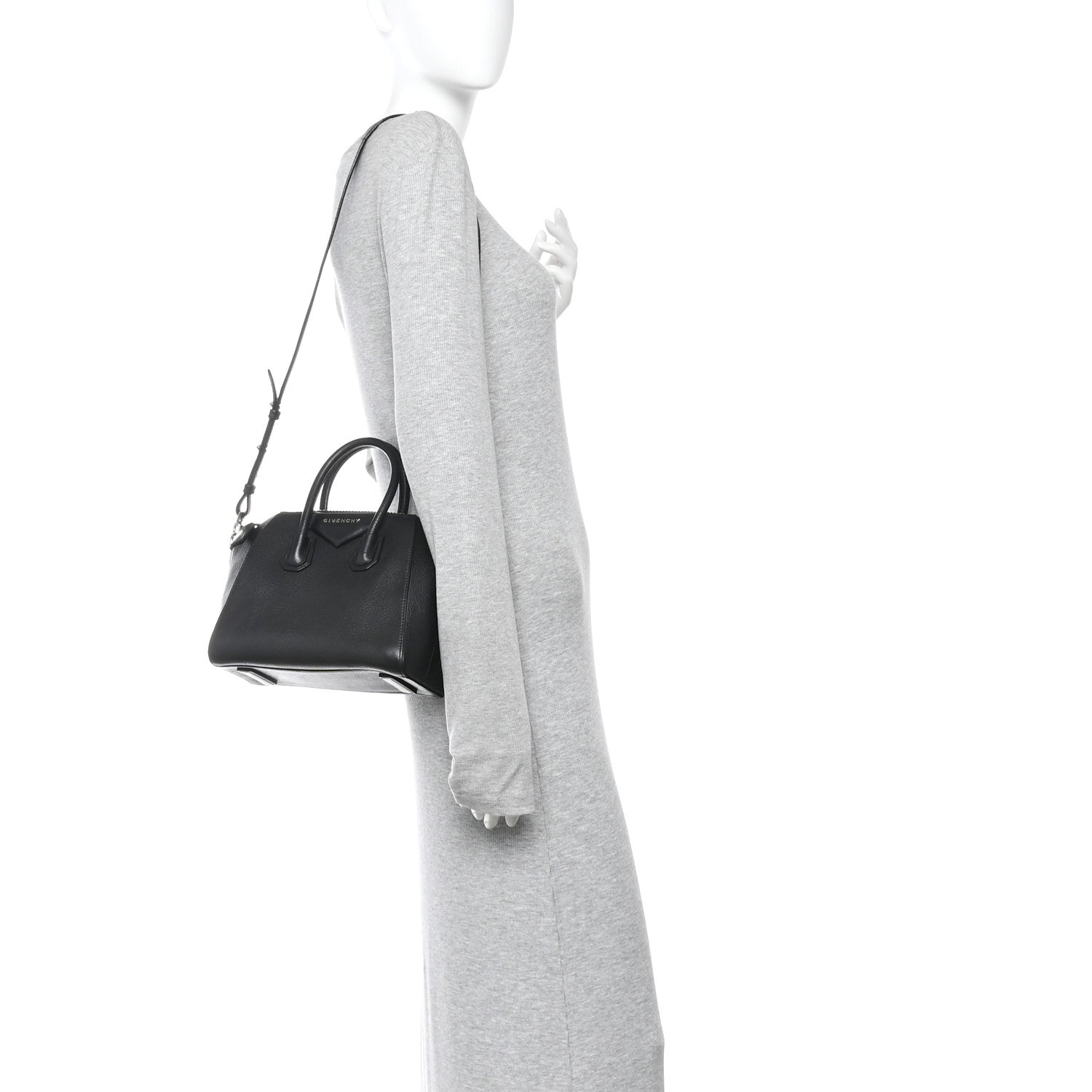 Givenchy Sugar Goatskin Mini Antigona Black 2 of 11