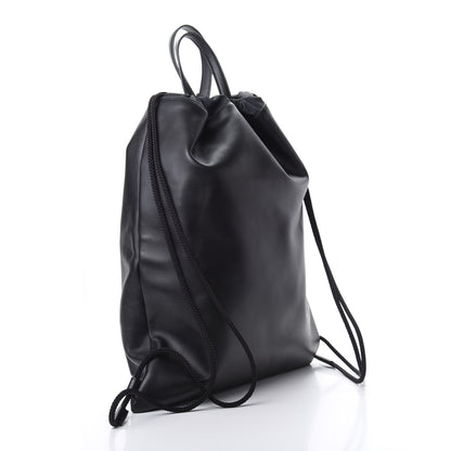 Gucci Calfskin Small GucciGhost Drawstring Backpack Black 2 of 10