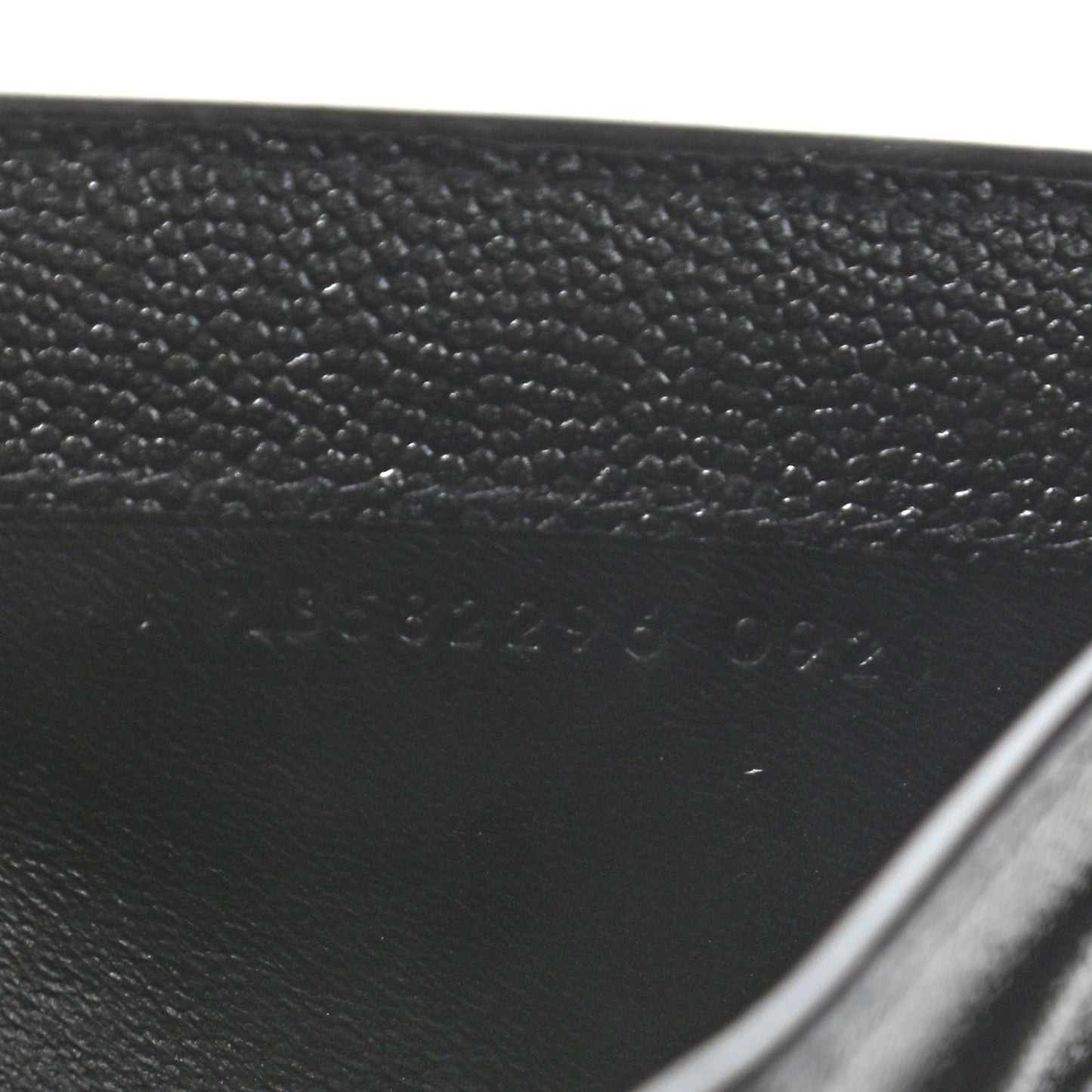 Grain De Poudre Monogram Bi-Fold Wallet Black
