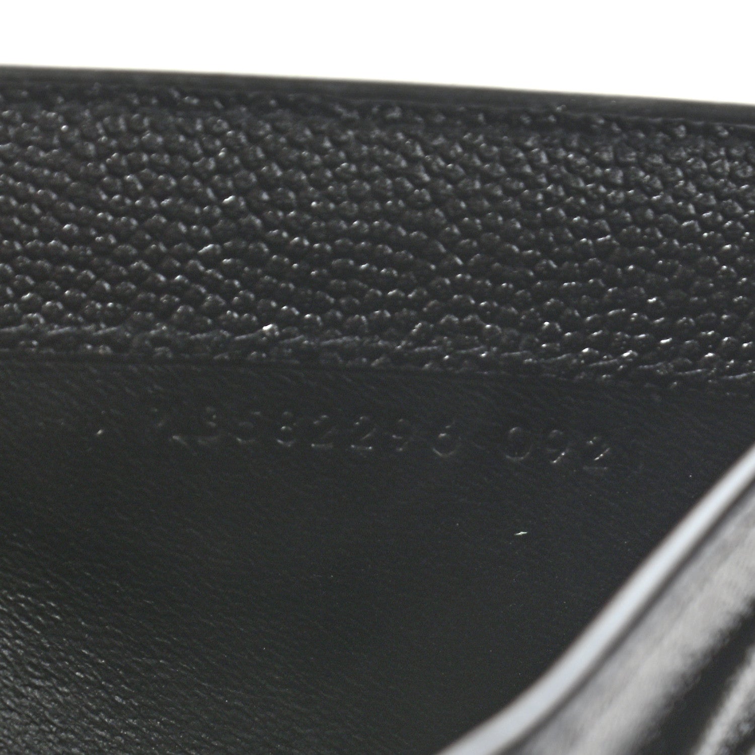 Saint Laurent Grain De Poudre Monogram Bi-Fold Wallet Black 8 of 8
