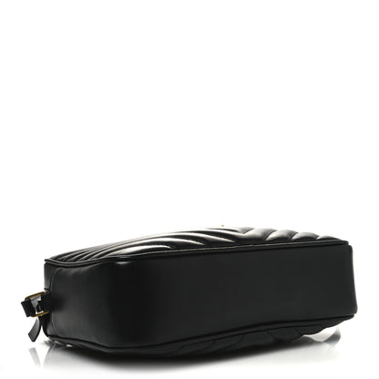 Saint Laurent Calfskin Matelasse Monogram Lou Camera Bag Black 4 of 11