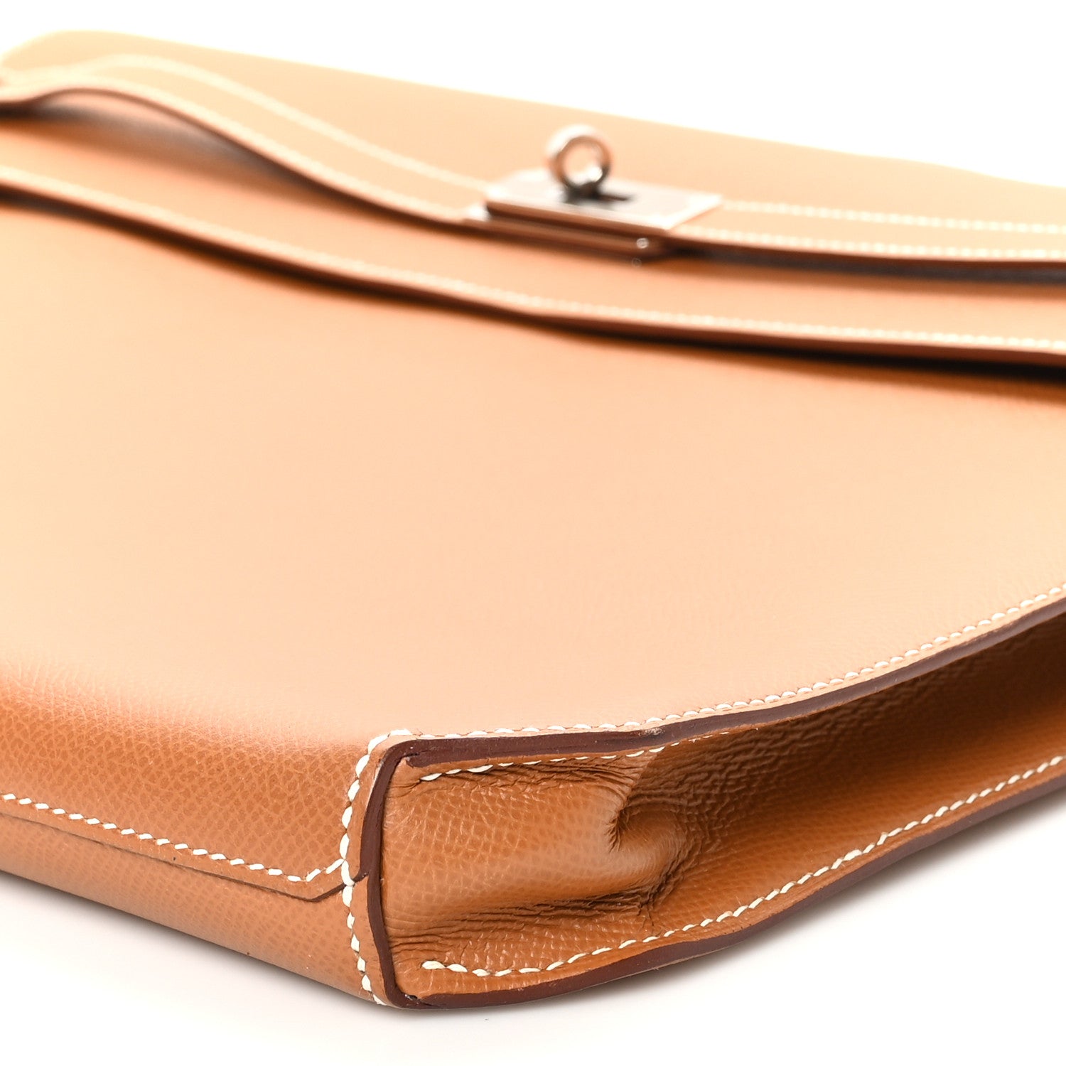 Hermes Epsom Kelly Depeches 36 Briefcase Gold 10 of 10