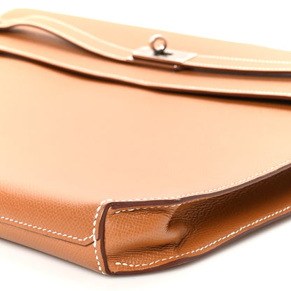 Hermes Epsom Kelly Depeches 36 Briefcase Gold 10 of 10