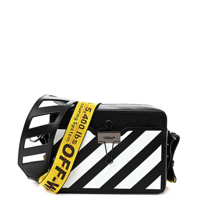 Off-White Saffiano Diag Camera Bag Black 1 of 10