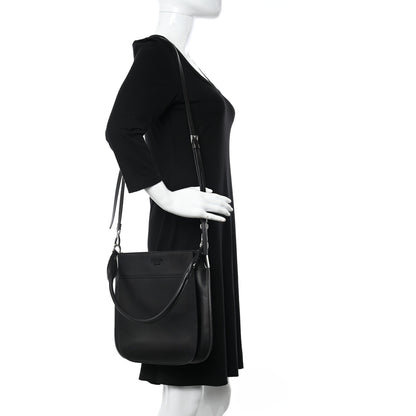 Prada City Calfskin Large Margit Bag Black 2 of 14