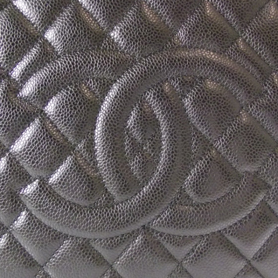 Chanel Caviar Grand Shopping Tote GST Black 8 of 14