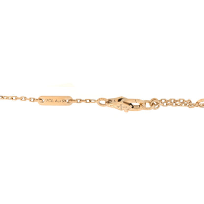 Van Cleef & Arpels 18K Yellow Gold Mother of Pearl Sweet Alhambra Bracelet 3 of 4