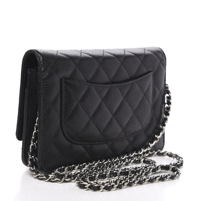 Chanel Caviar Quilted Wallet On Chain WOC Black 3 of 11