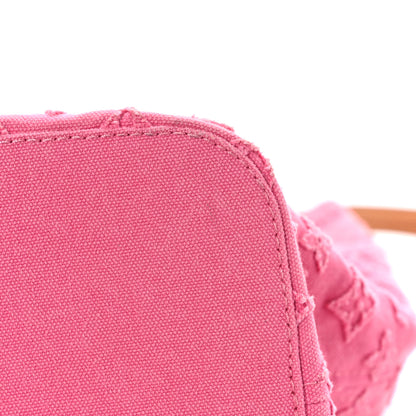 Louis Vuitton Monogram Denim Neverfull MM Rose 13 of 17