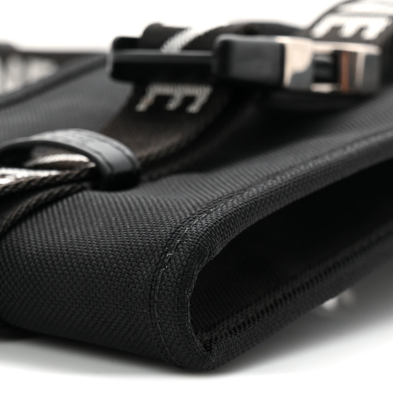 Celine Canvas Trekking Phone Holder Black 10 of 10