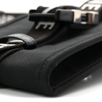 Celine Canvas Trekking Phone Holder Black 10 of 10