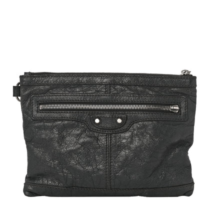 Balenciaga Agneau Arena Classic Hardware Small Clip Gris Fossile 1 of 17