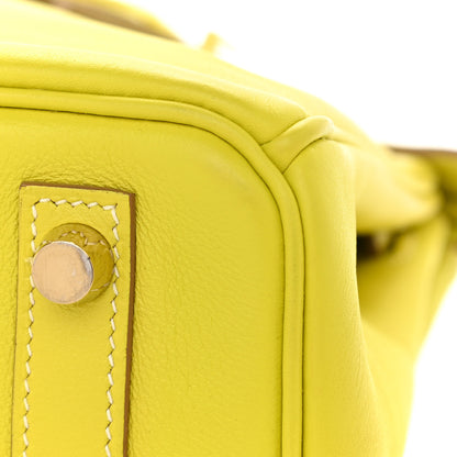Hermes Swift Birkin 25 Lime 34 of 40