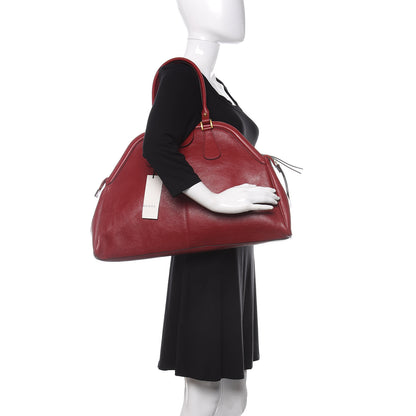 Gucci Calfskin Large Re(Belle) Top Handle Bag Red 2 of 10