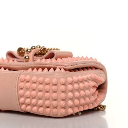 Christian Louboutin Calfskin Spiked Sweety Charity Crossbody Bag Jupon Pink 9 of 11