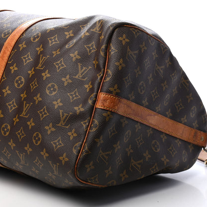 Louis Vuitton Monogram Keepall Bandouliere 55 9 of 9