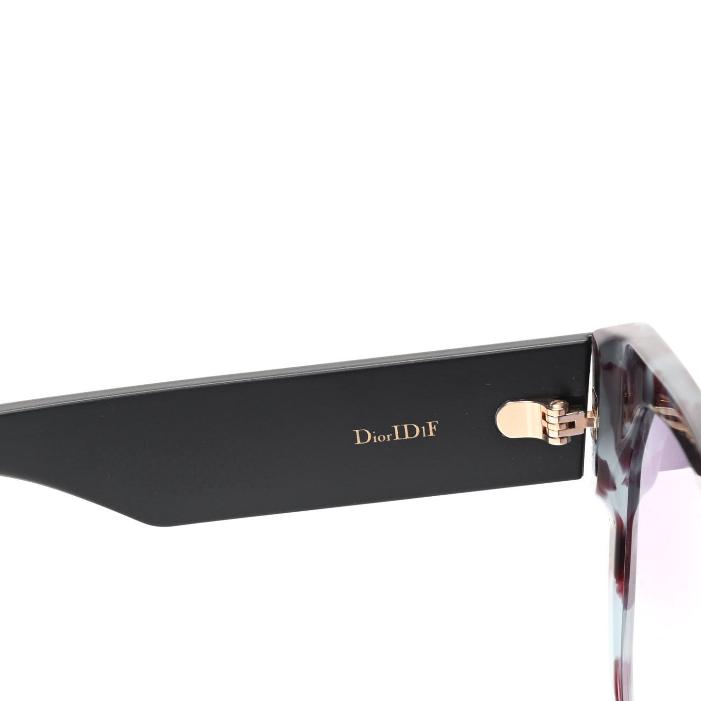 Acetate Square DiorID1 Sunglasses Red Tortoise