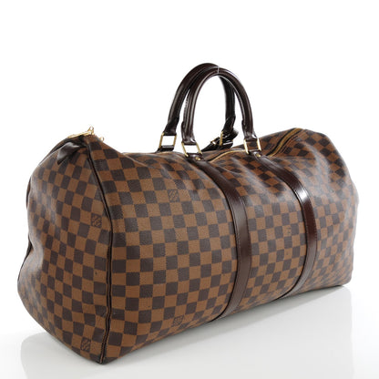 Louis Vuitton Damier Ebene Keepall 50 3 of 8