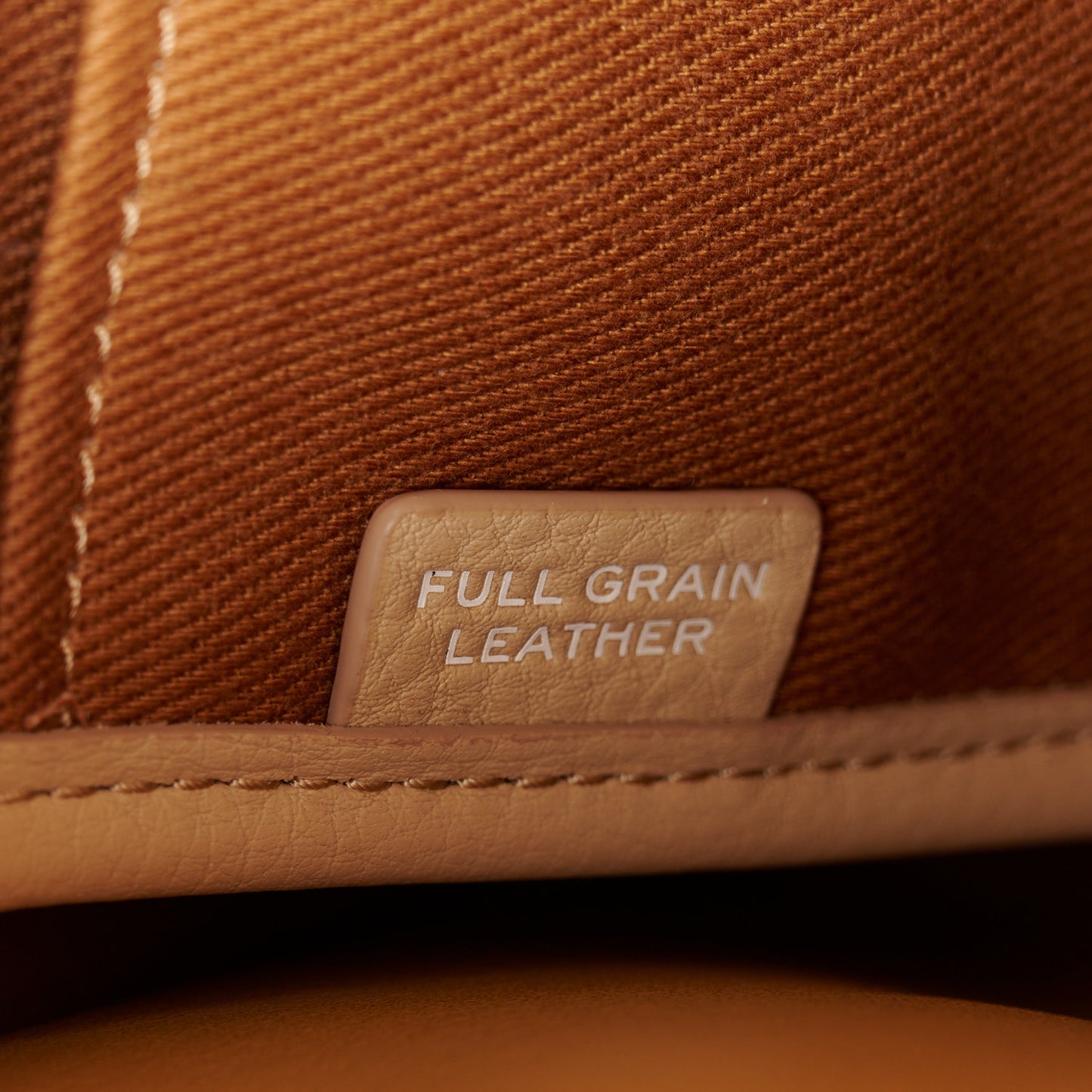 Grained Calfskin Medium The Tote Bag Camel