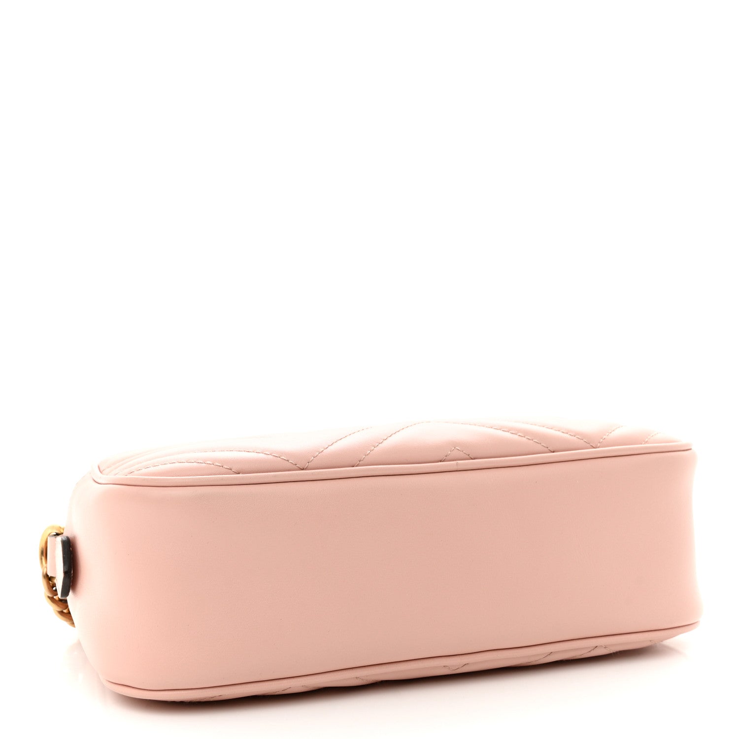 Gucci Calfskin Matelasse Small GG Marmont Chain Shoulder Bag Perfect Pink 4 of 14