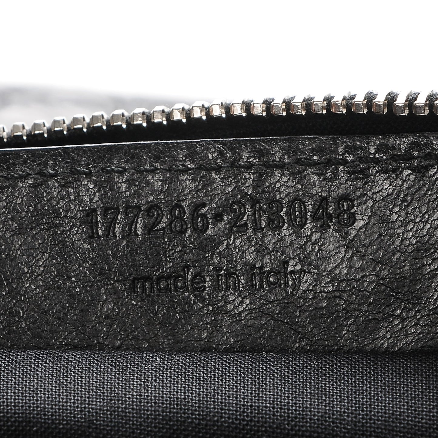 Chevre Giant 21 Silver Hardware Flat Handle Clutch Black