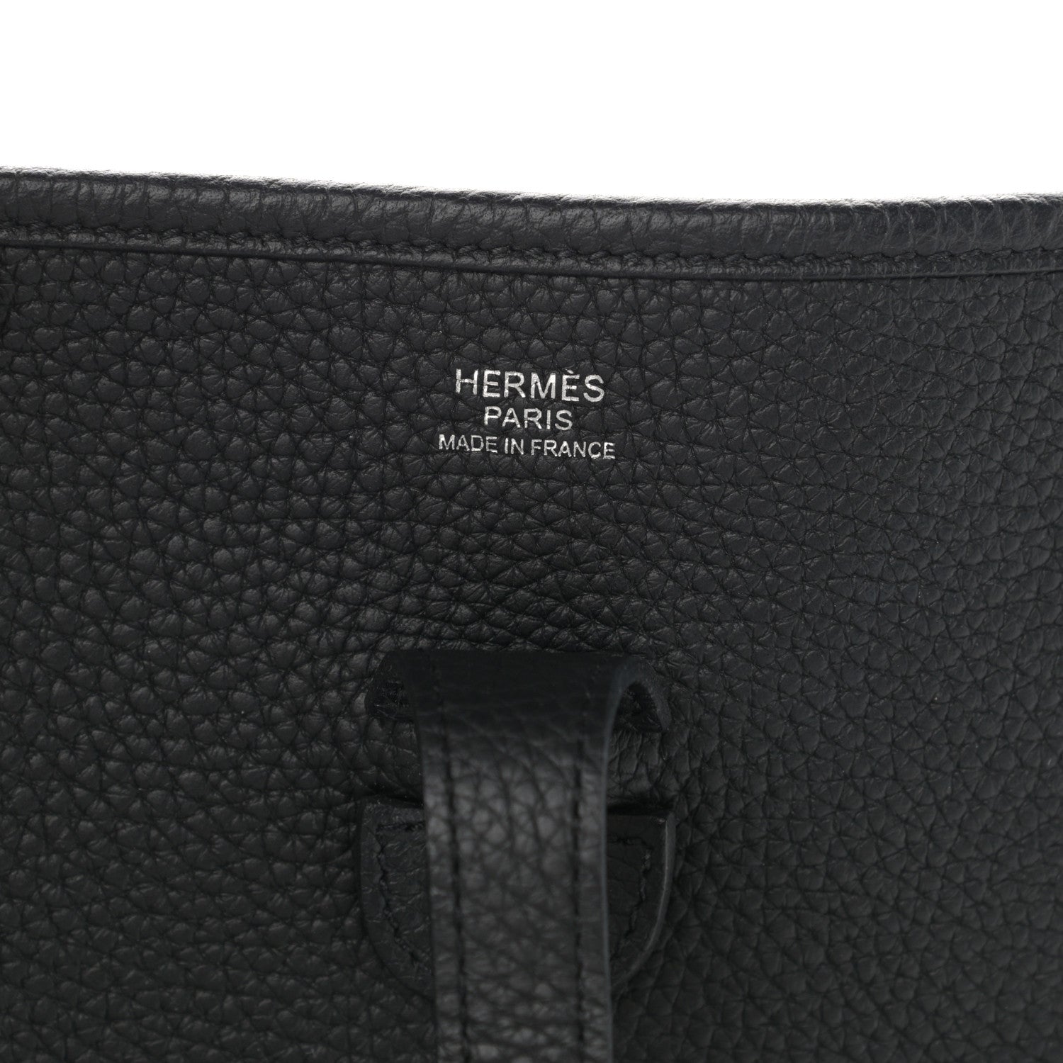 Hermes Taurillon Clemence Evelyne III PM Black 6 of 11