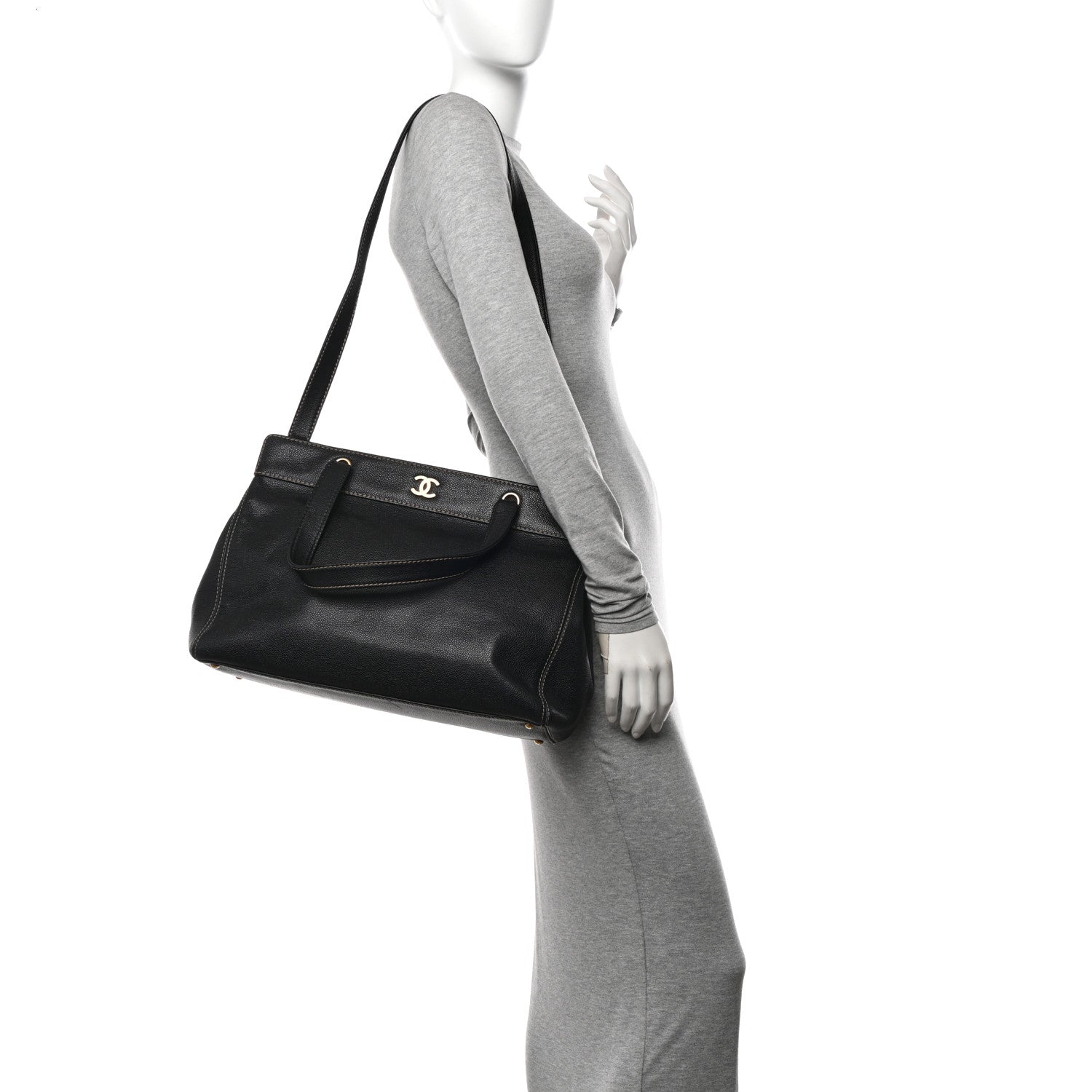 Chanel Caviar Shopper Tote Black 2 of 13
