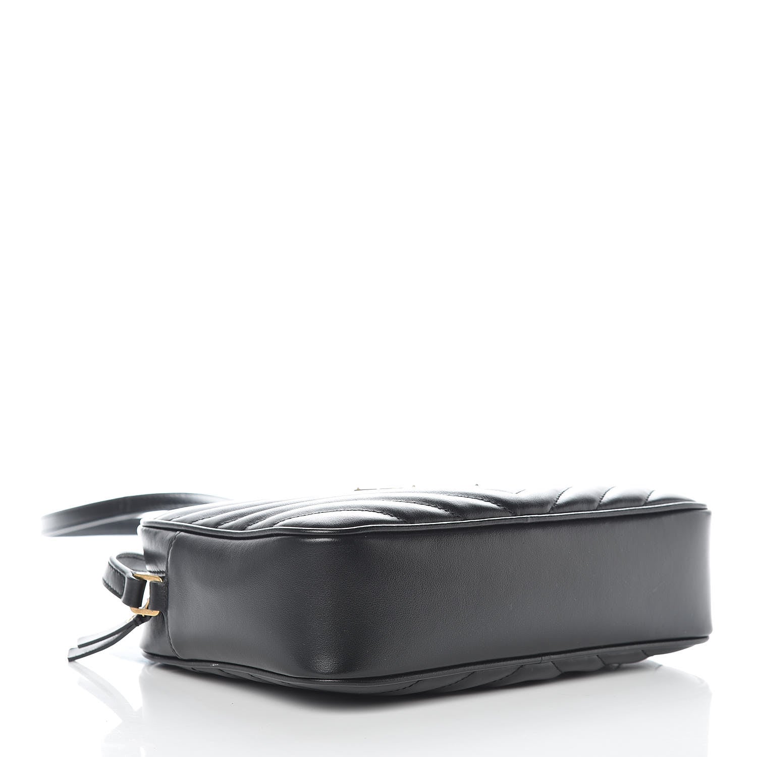 Saint Laurent Calfskin Matelasse Monogram Lou Camera Bag Black 4 of 10
