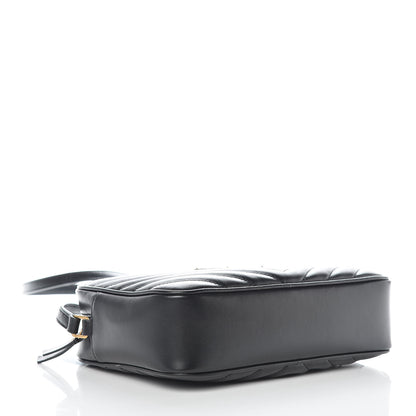 Saint Laurent Calfskin Matelasse Monogram Lou Camera Bag Black 4 of 10