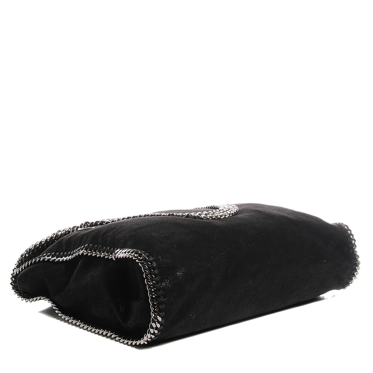 Stella McCartney Faux Leather Shaggy Deer Falabella Big Tote Black 4 of 9
