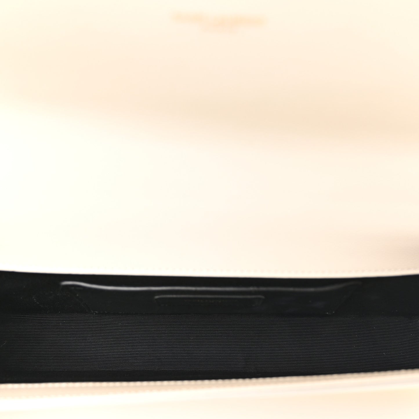 Grain De Poudre Classic Monogram Cassandre Clutch Dove White