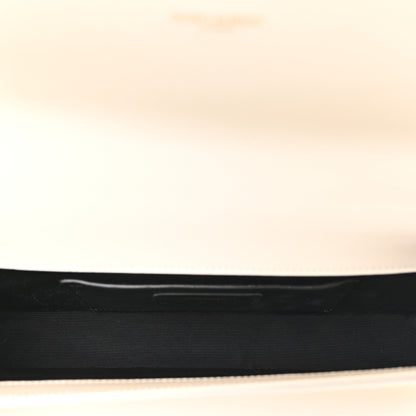 Saint Laurent Grain De Poudre Classic Monogram Cassandre Clutch Dove White 5 of 9