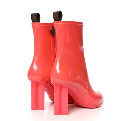 Louis Vuitton Rubber Silhouette Ankle Boots 36 Corail 4 of 7