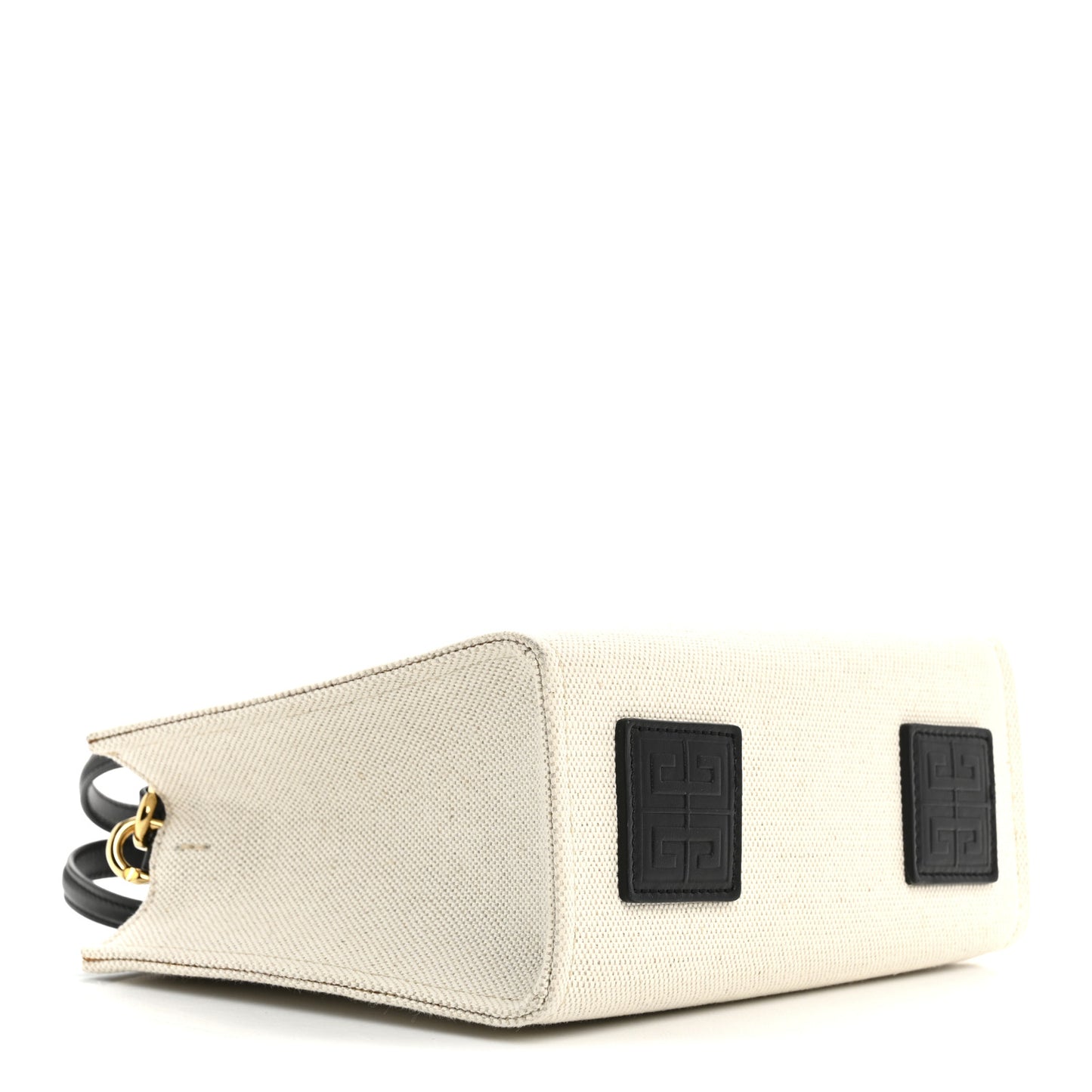Canvas Mini G-Tote White Black