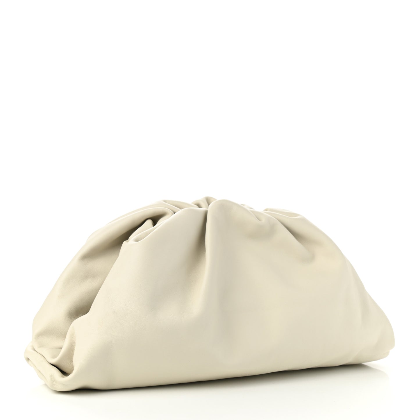 Smooth Butter Calf The Pouch Oversized Clutch Plaster