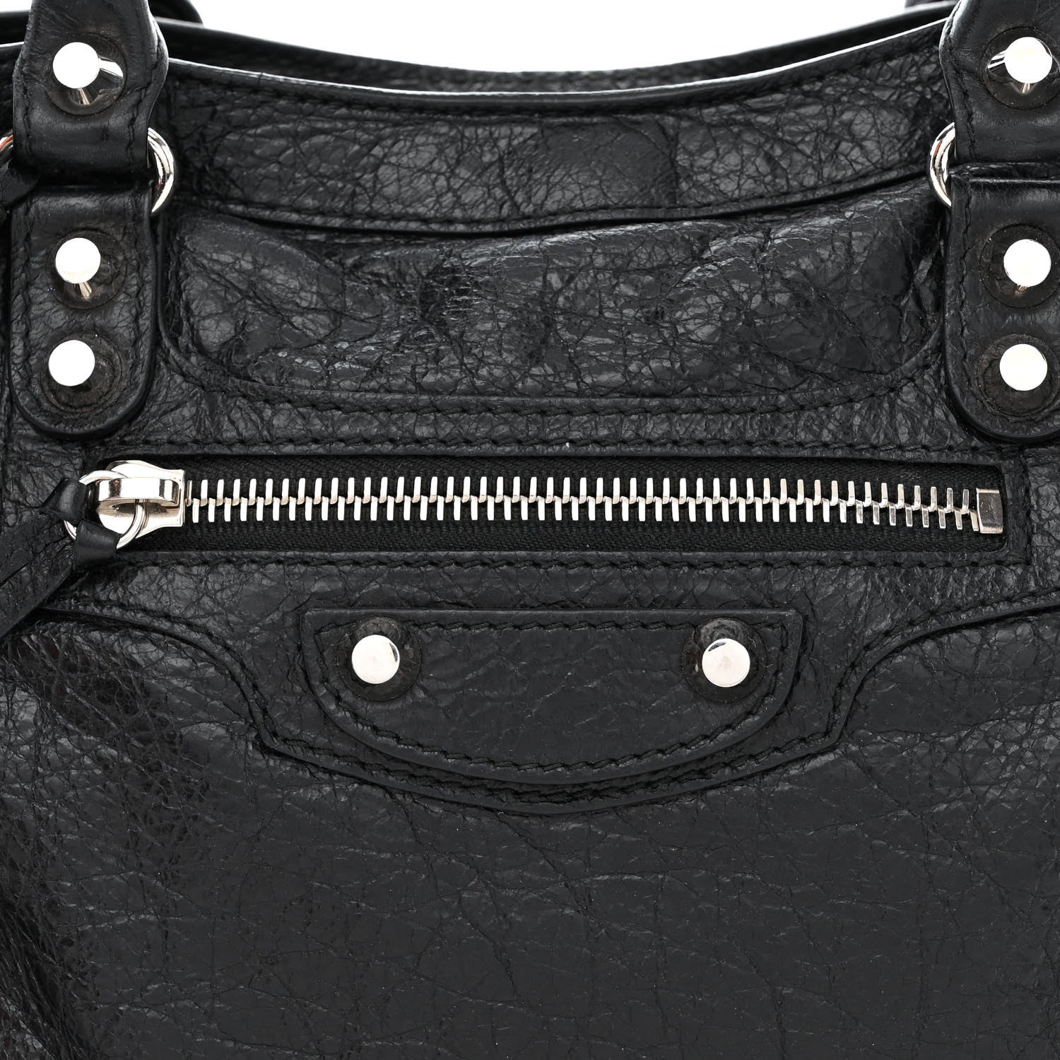 Balenciaga Agneau Classic Silver Hardware S City Black 8 of 10