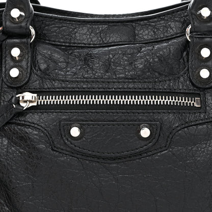 Balenciaga Agneau Classic Silver Hardware S City Black 8 of 10