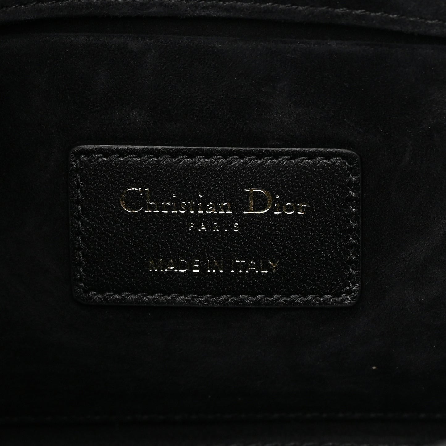 Lambskin Cannage Lady D-Joy Black
